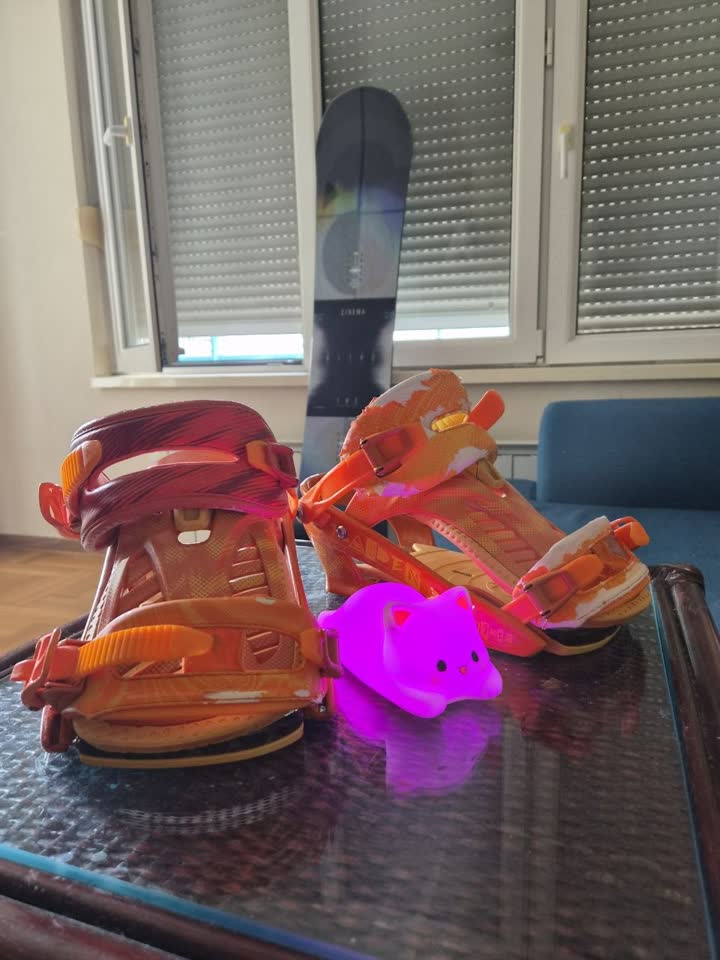 Крепления для сноуборда Nitro Pusher Raiden orange Large