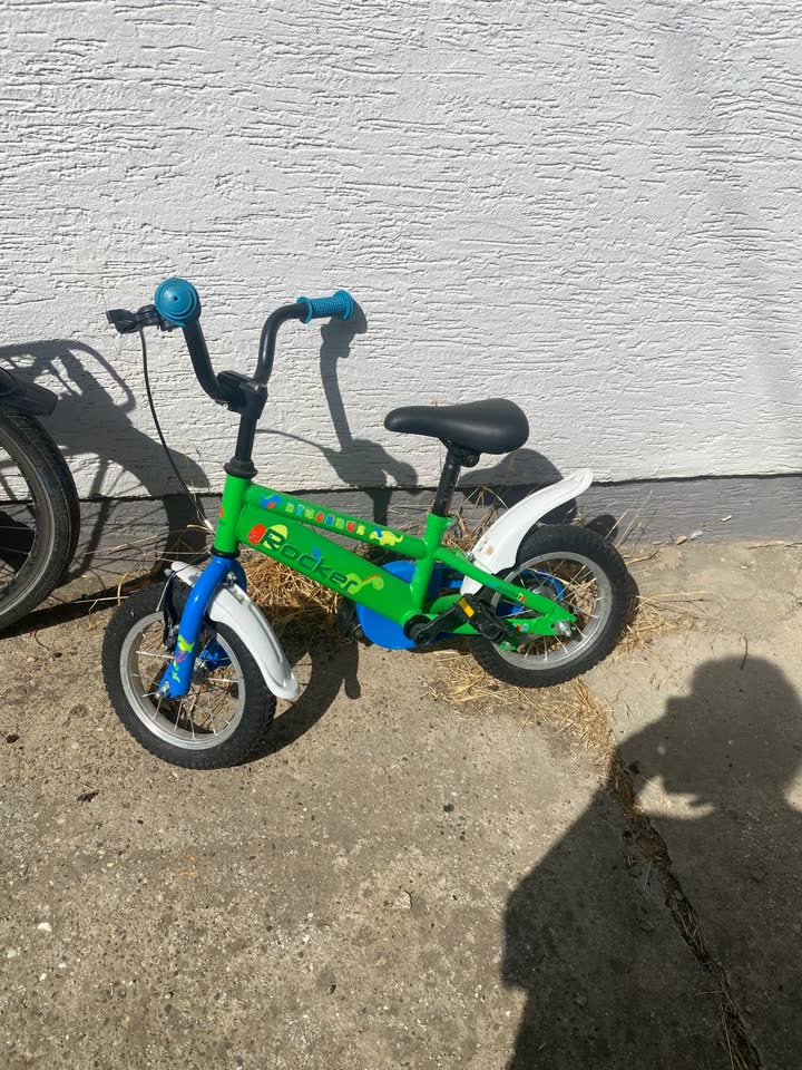 Велосипед детский с приставными колесами ADRIA ROCKER 12"