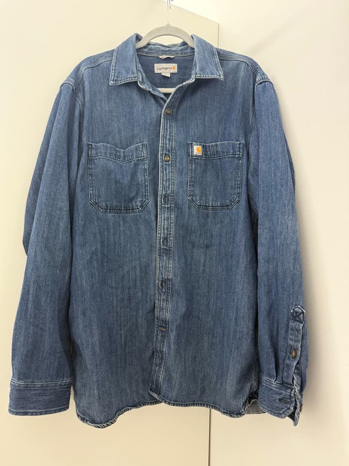 Carhartt teksas košulja / Marmot dukserica / široke farmerke H&M
