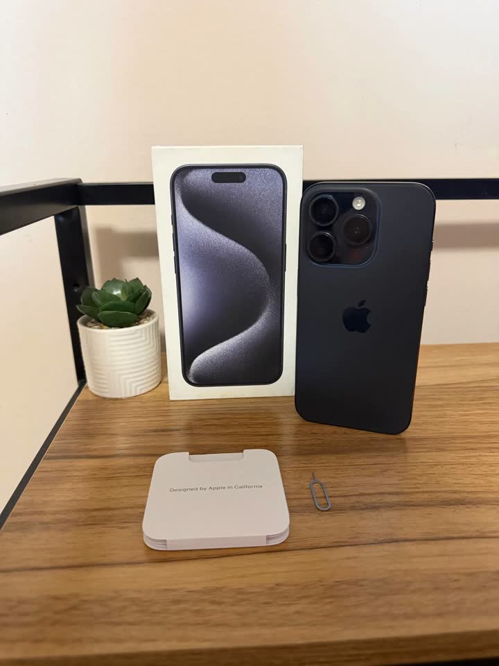 iPhone 15 Pro Blue Titanium, 128 GB