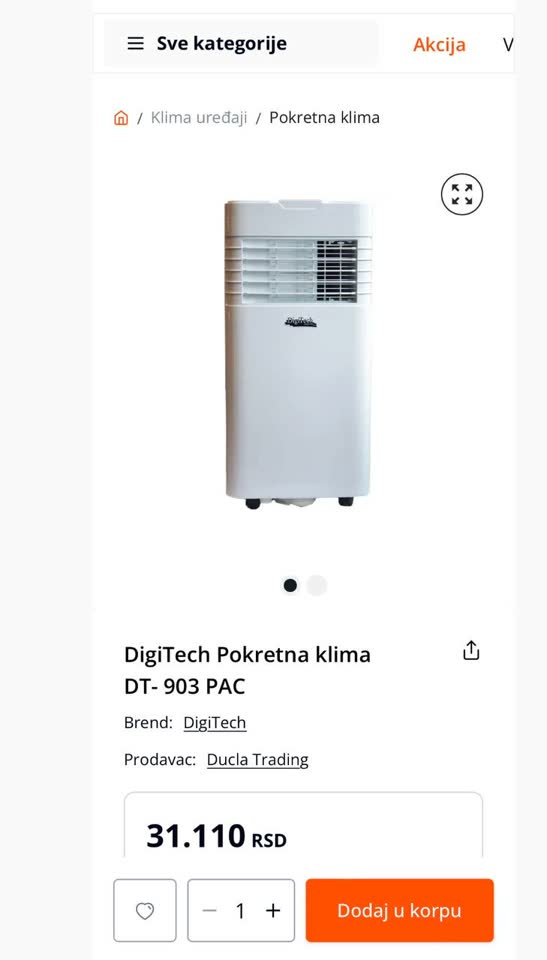 Mobilni klima uređaj