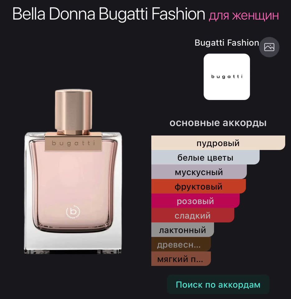 Парфюм Bugatti Bella Donna
