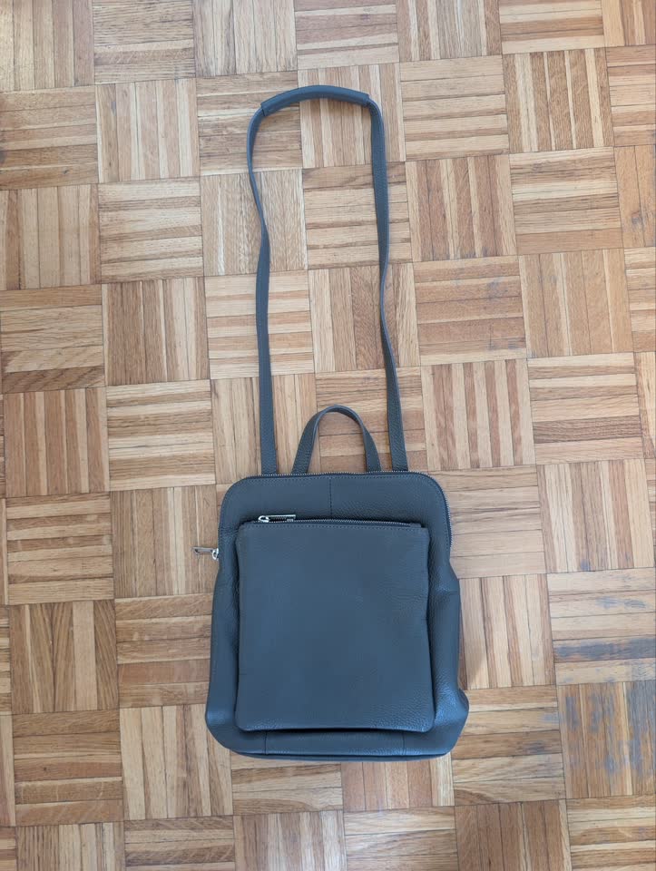 Diva’s Bag “Zamila” – рюкзак-трансформер, натуральная кожа