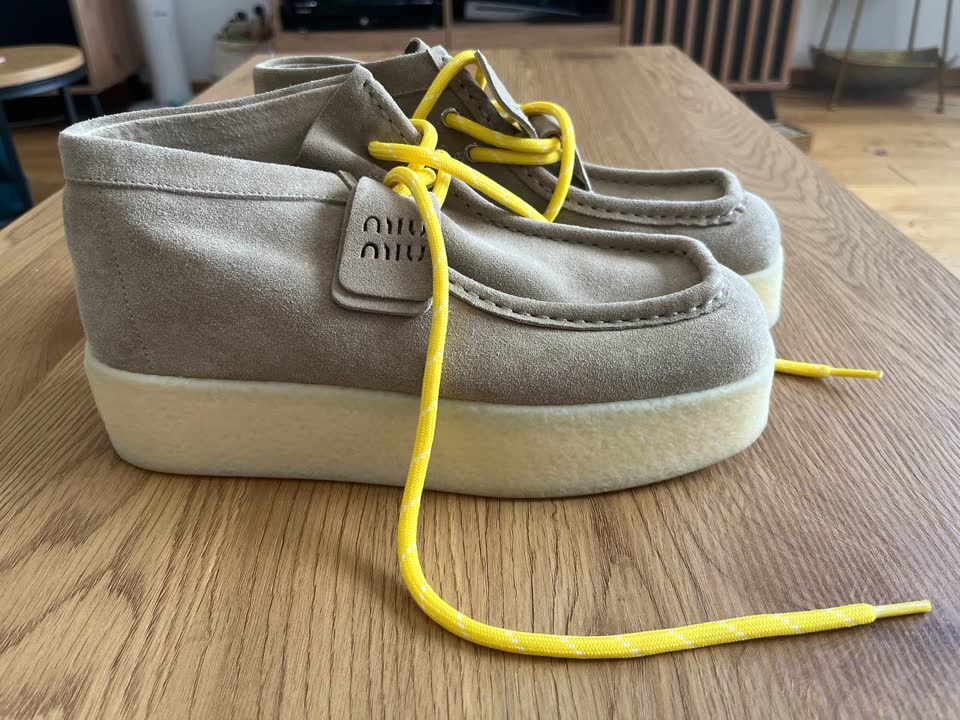 Miu Miu × Clarks collaboration