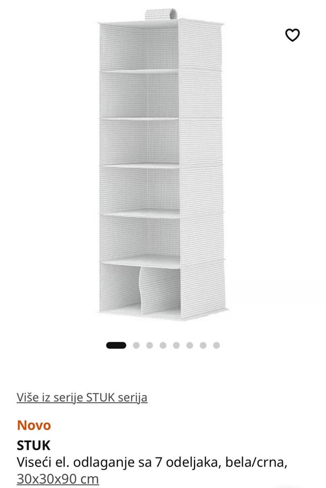 viseće police - organizator IKEA