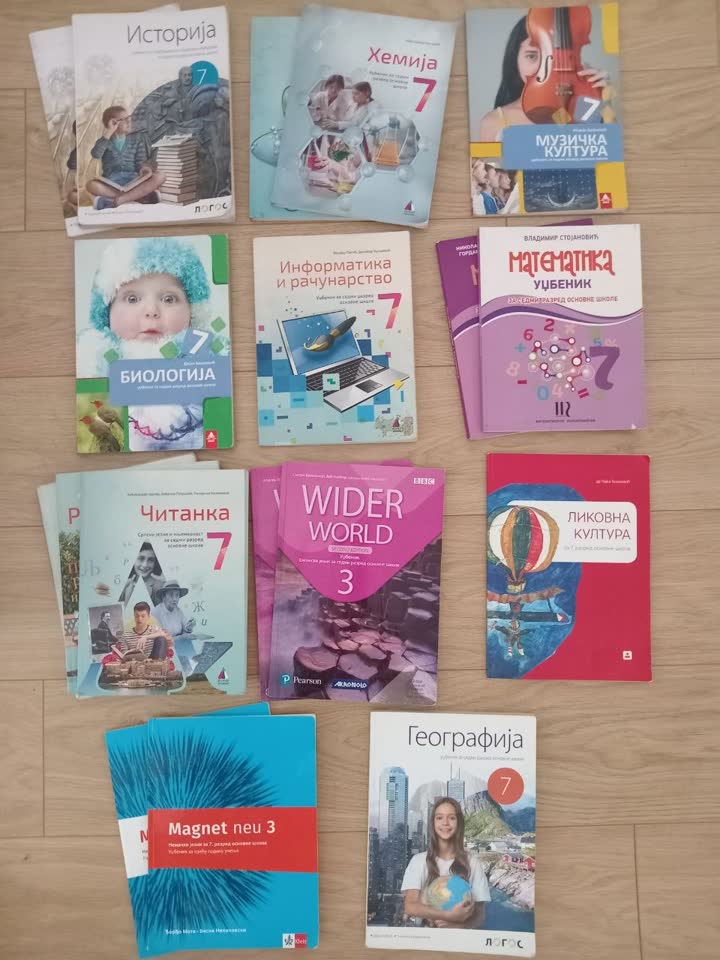 Komplet udžbenika za 7. razred