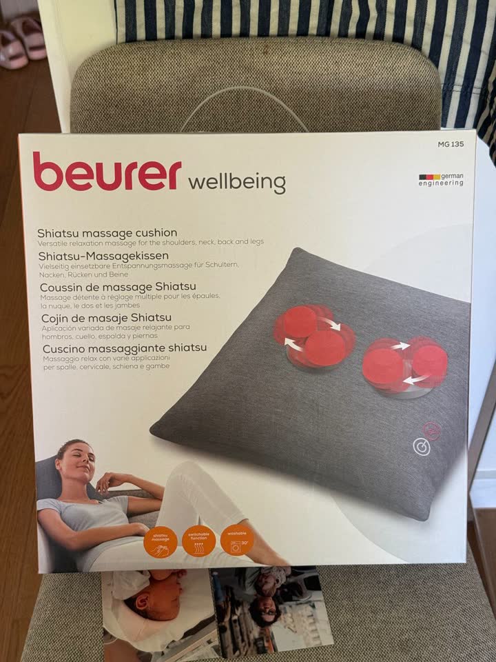 Masažni jastuk Beurer MG135 Shiatsu — skoro nov