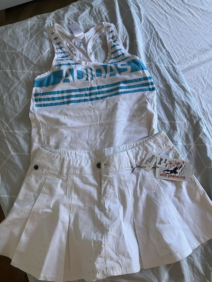 Новая юбка SASH и майка adidas