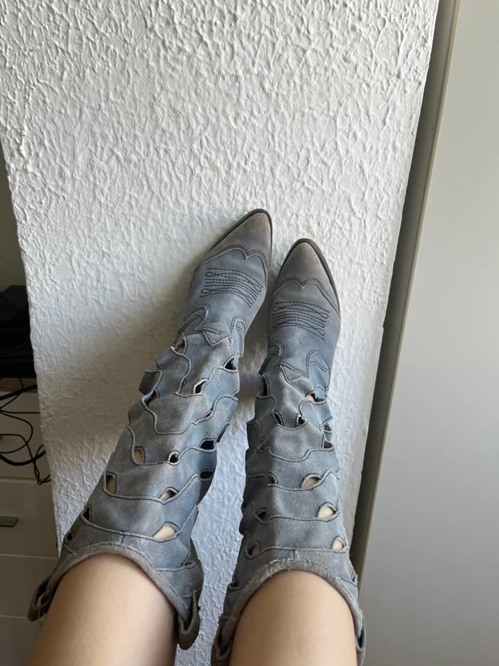 Letnje kaubojke na štiklu, veličina 37-38