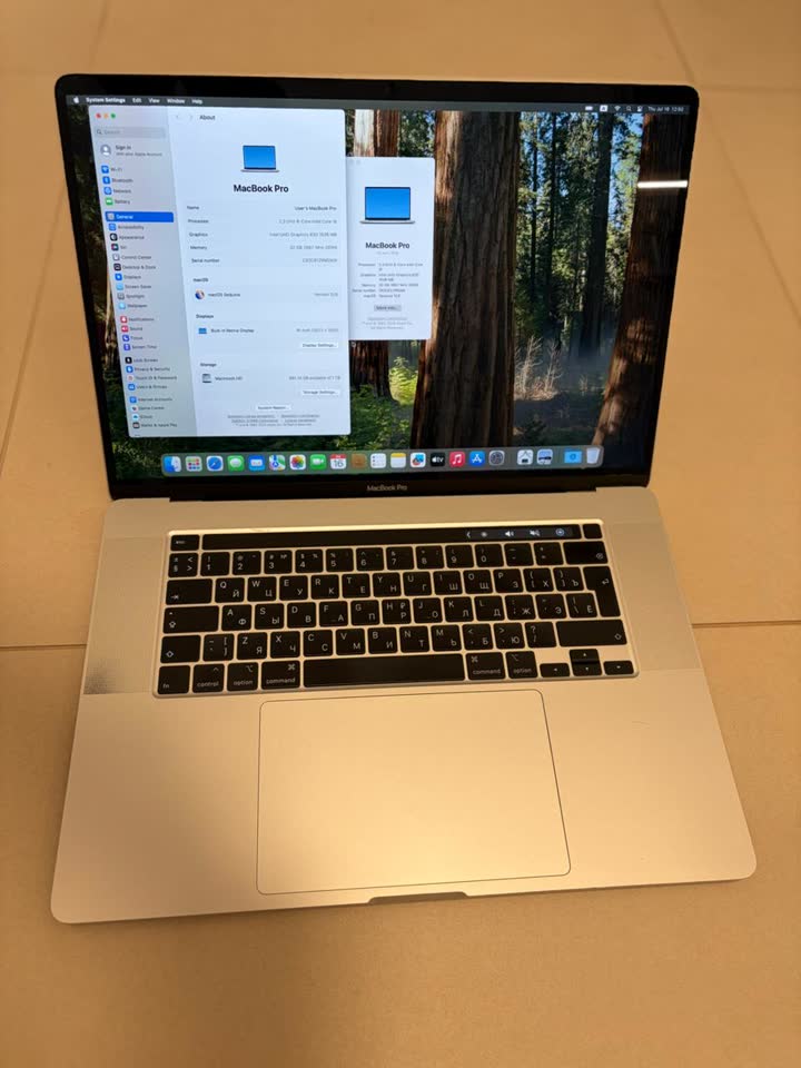 Macbook Pro 16 2019. i9, 32GB, 1Tb SSD.