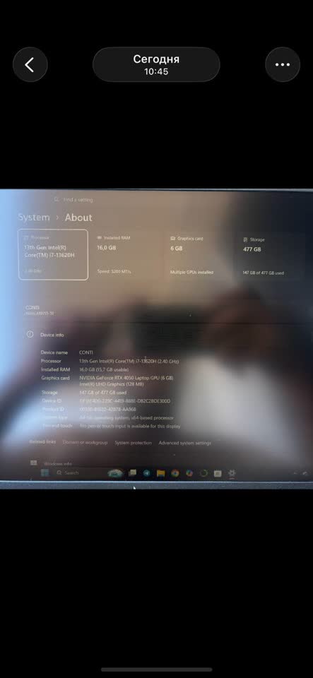 Продаётся ноутбук Acer Nitro ANV15-51