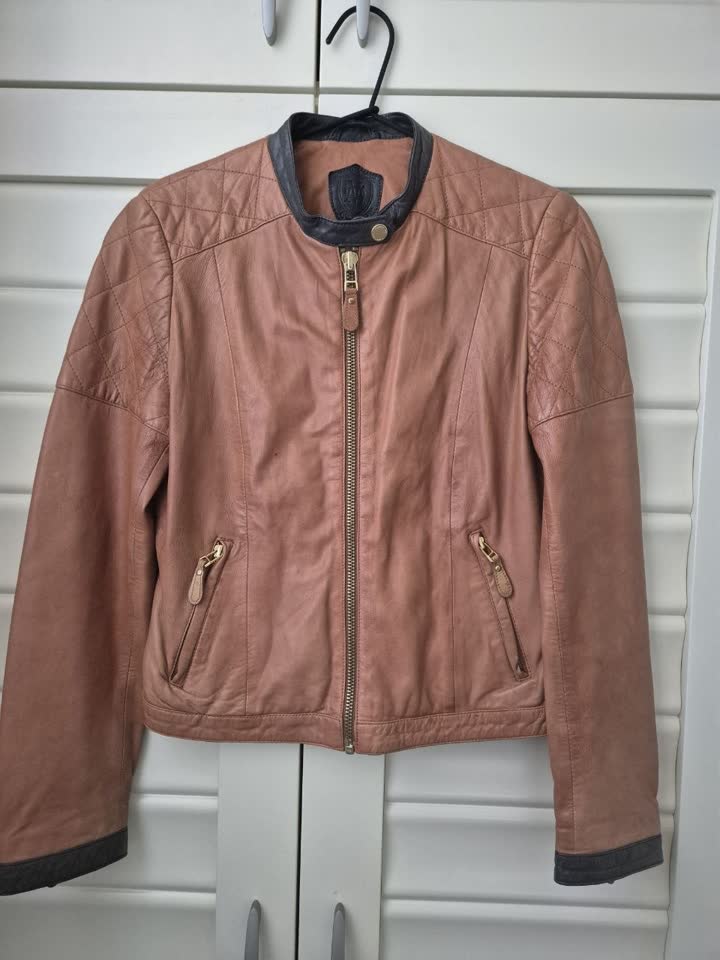 Куртка из натуральной кожи Massimo Dutti