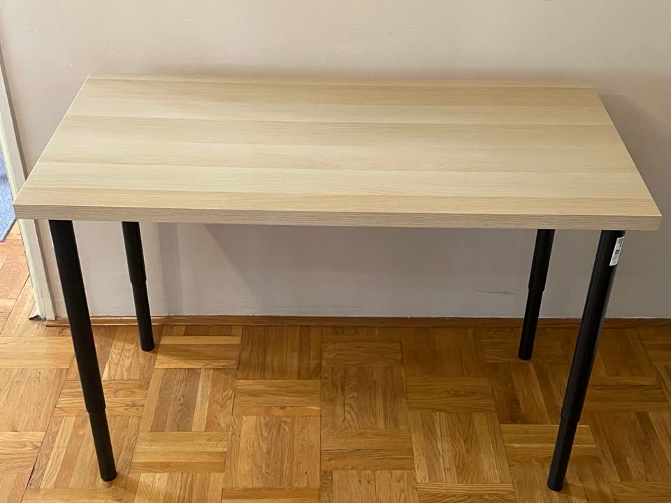 Sto Ikea Lagkapten 120×60 cm i podesive noge Olov