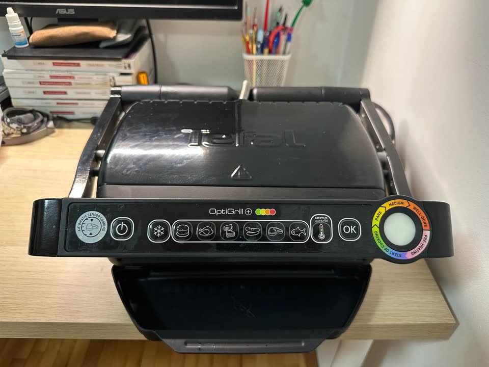 Продам электрогриль tefal optigrill gc712834 в отличном состоянии