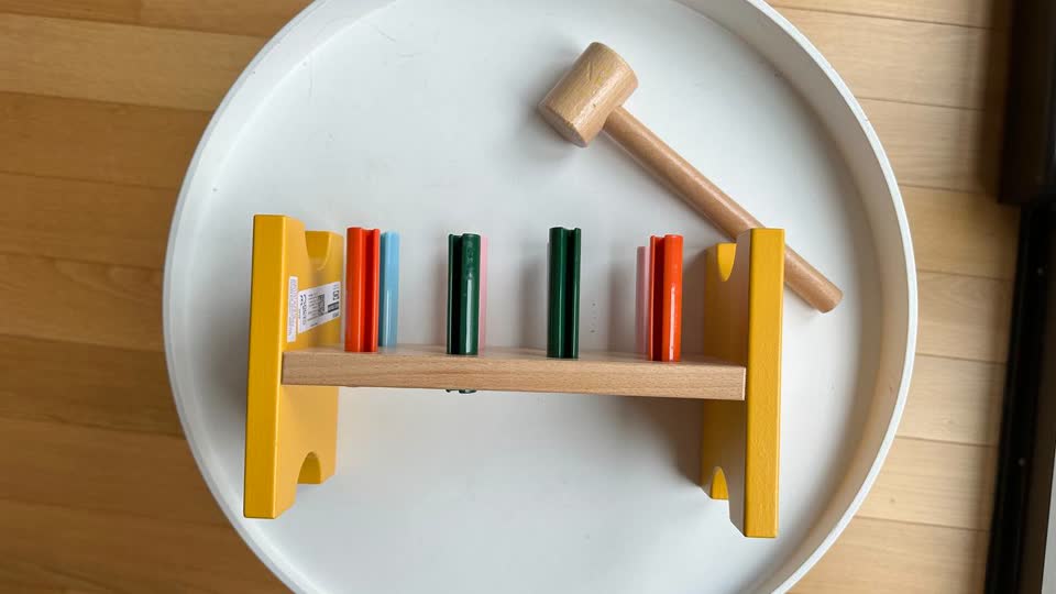 Детская игрушка Стучалка разноцветная IKEA UPPSTA