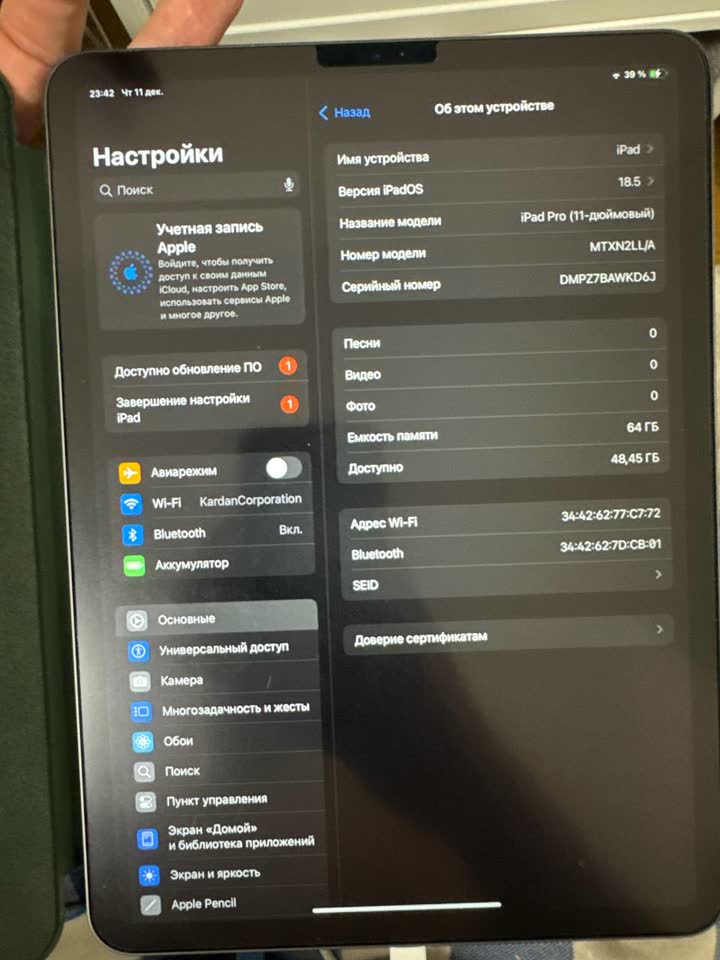 iPad pro 1 gen