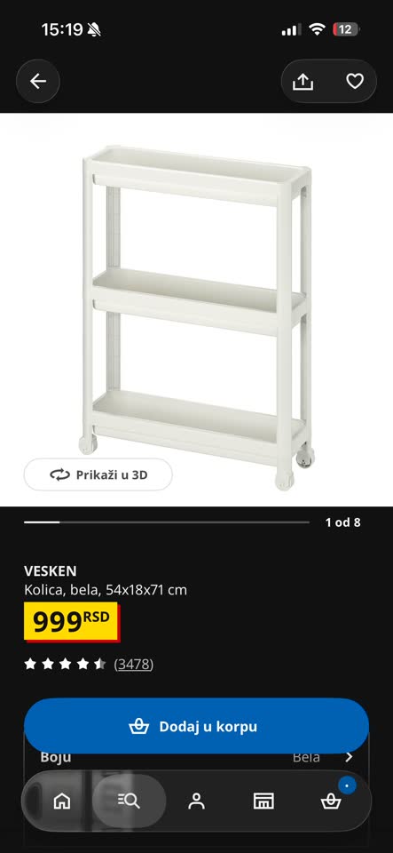 IKEA polica za kuhinju/kupatilo