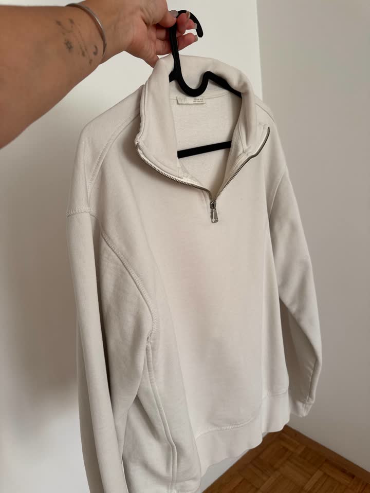 Muški beli džemper Zara