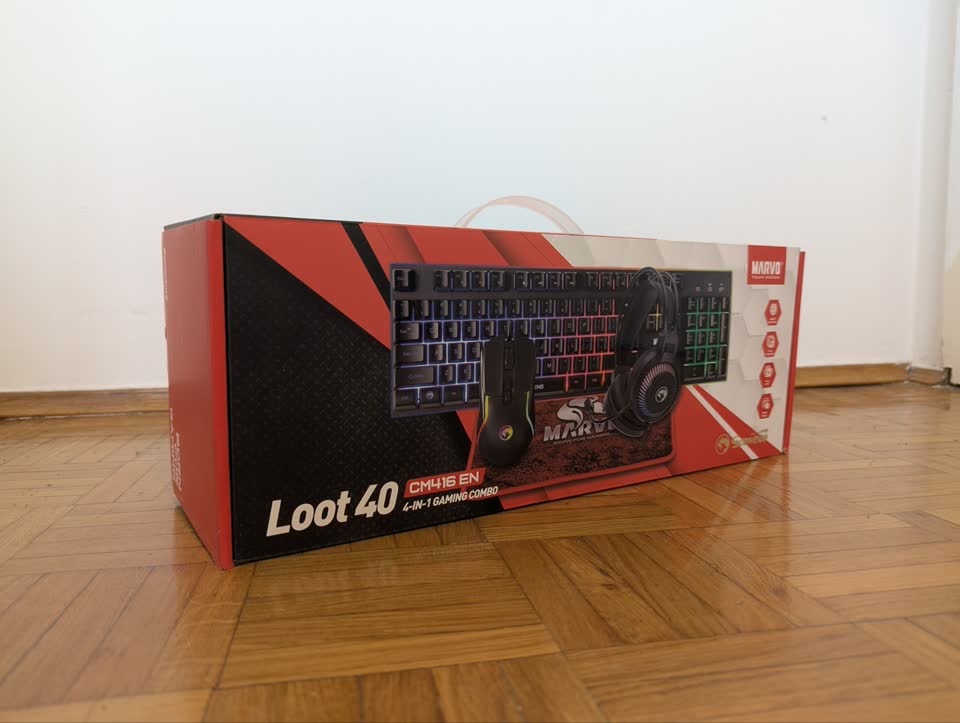 Продаю набор компьютерной периферии Marvo CM416 Loot40, запакованный, с чеком. В набор входя