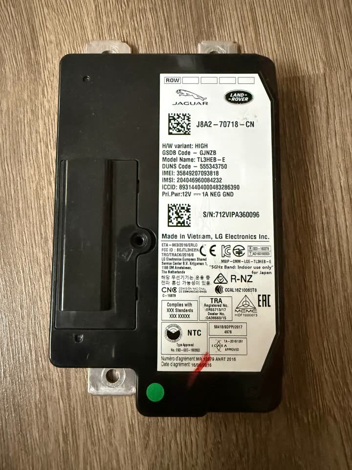 Оригинальный блок телематики (Telematics Control Unit / TCU)