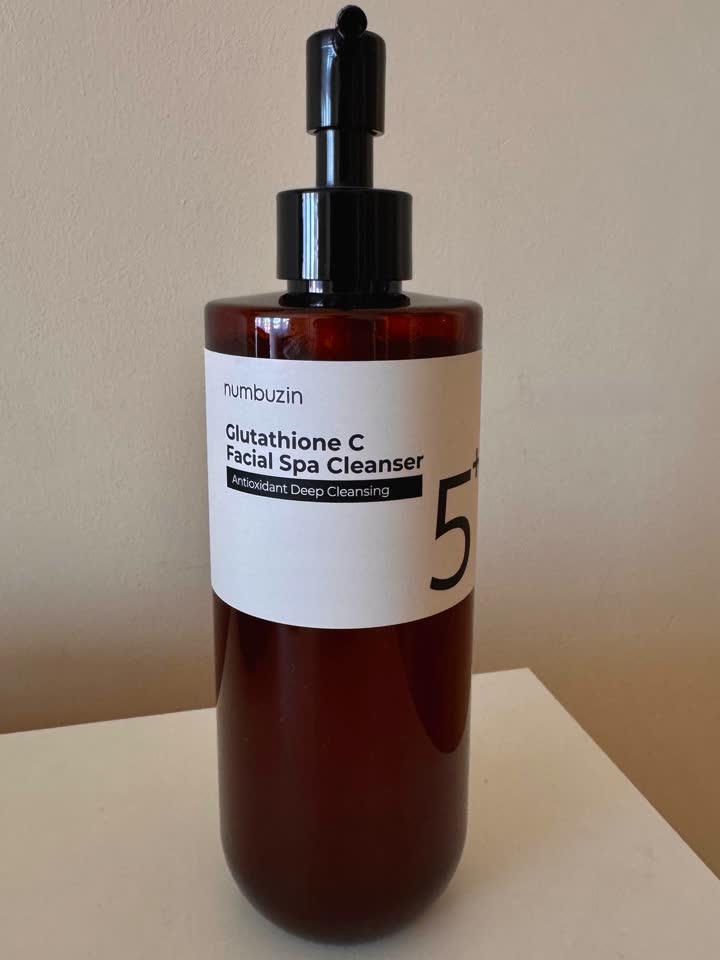 Antioksidantni hidrofilični gel-ulje Numbuzin No.5+ Glutathione C Facial Spa Cleanser