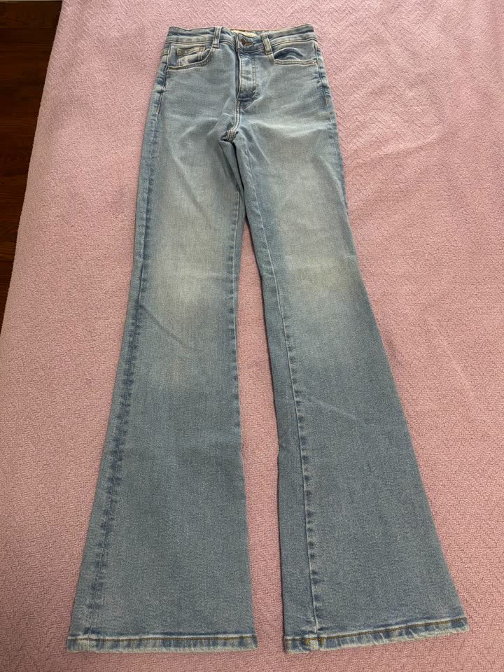 Джинсы Zara и шуба тедди Zara