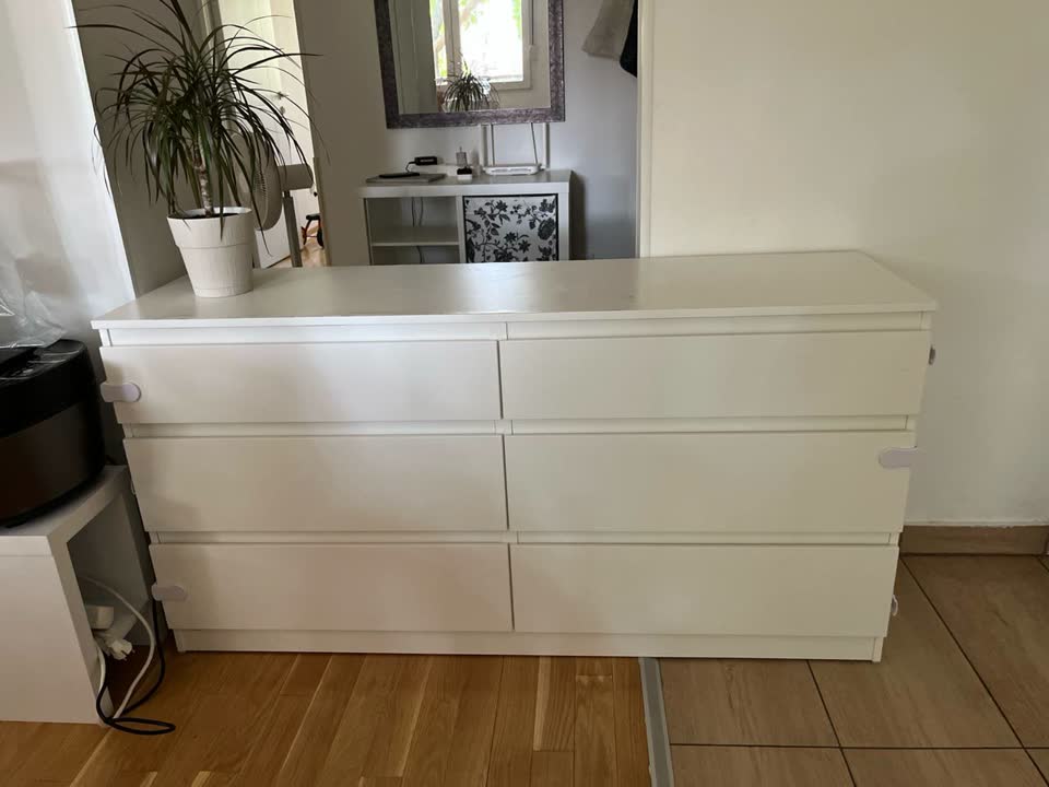 Komoda IKEA STORKLINTA 140x50x75, sa 6 fioka