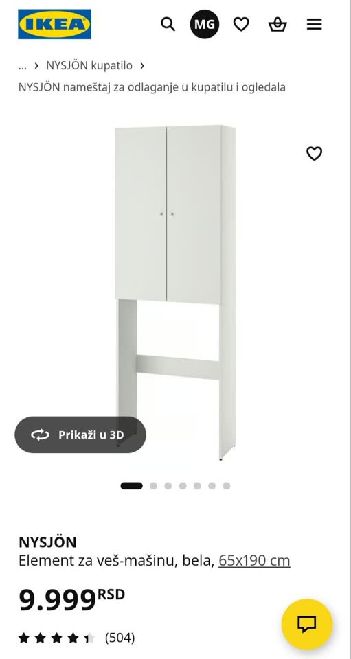 Ikein ormar za kupatilo