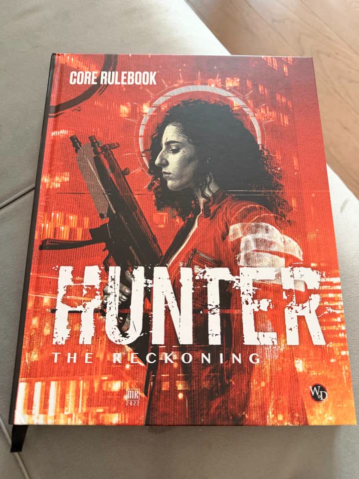 Knjiga pravila o lovcima Hunter: The Reckoning Core Rulebook na engleskom