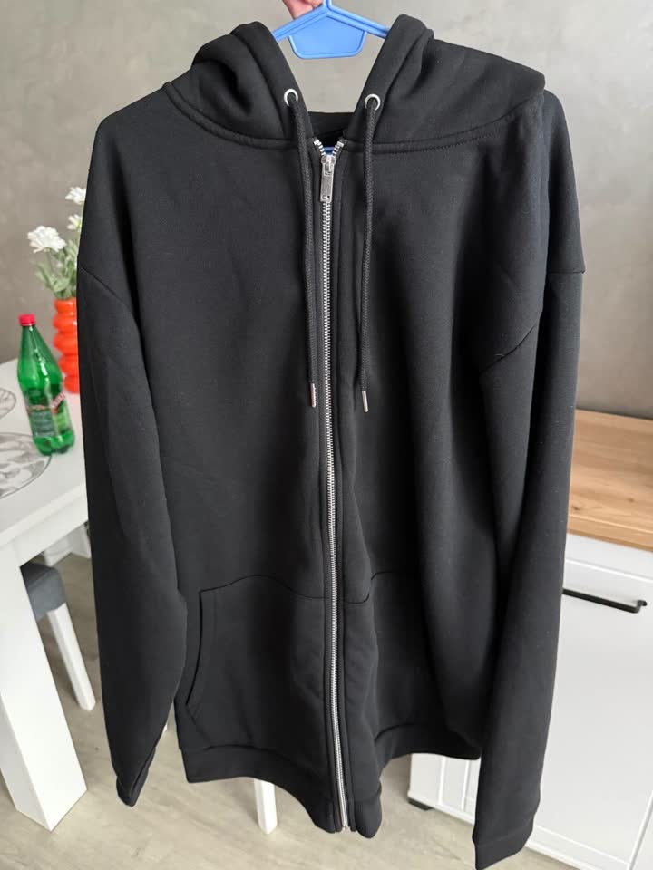Crni zip duks SMOG