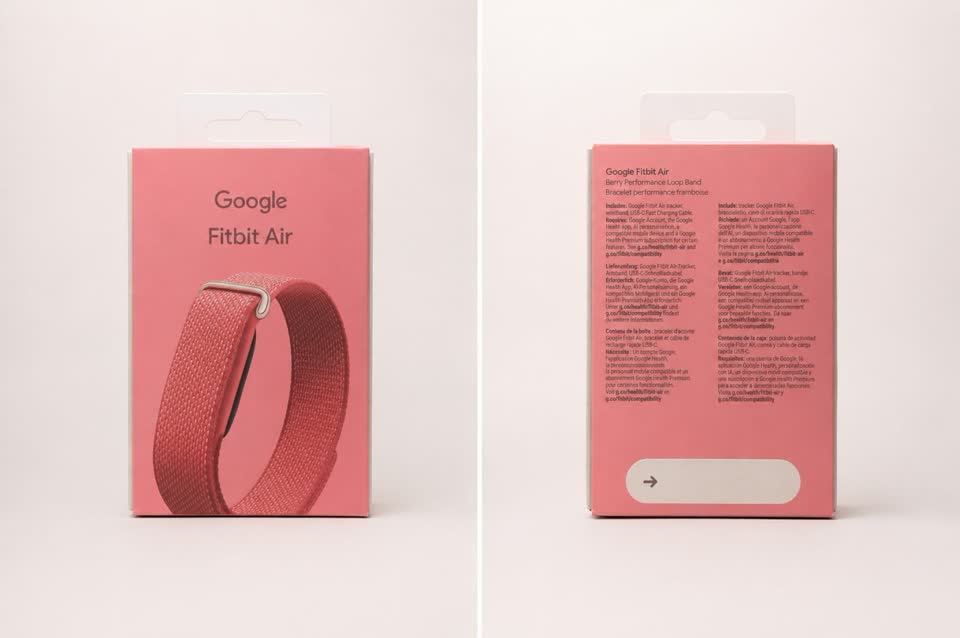 Fitness tracker Google Fitbit Air
