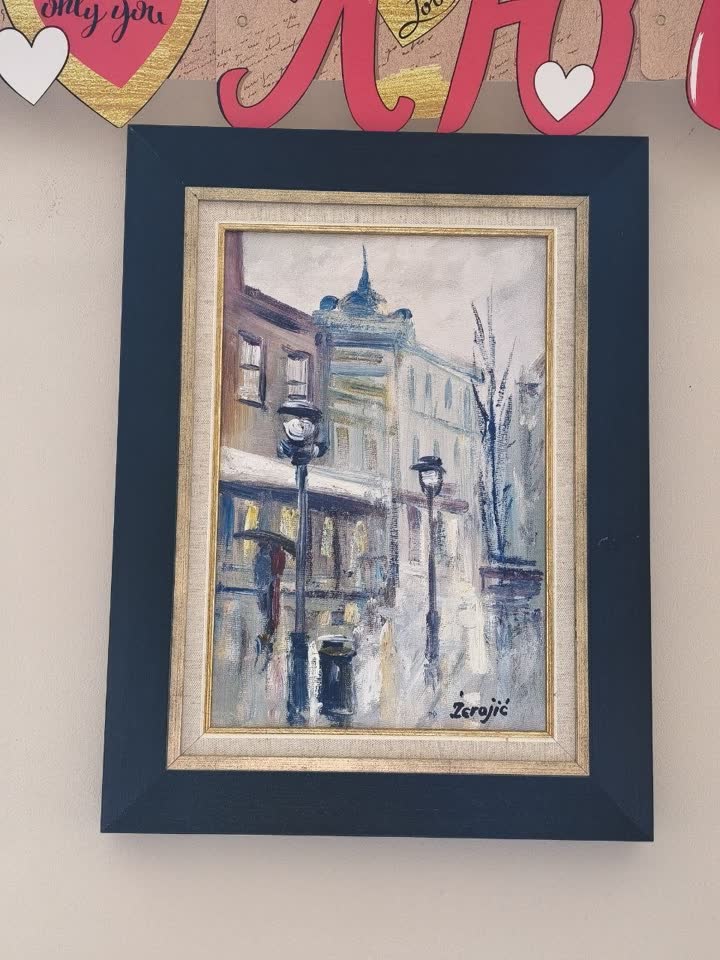 1) Картина, купленная в земуне у художника