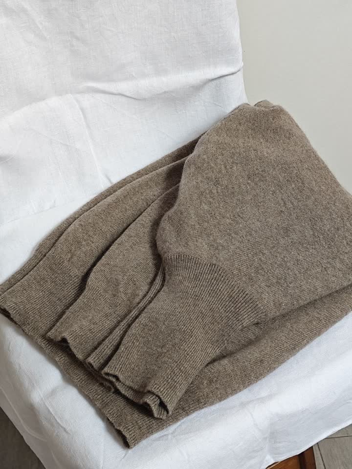Oversized džemper od mešavine vune sa kašmirom