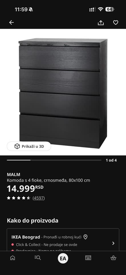Komod i ormar Ikea