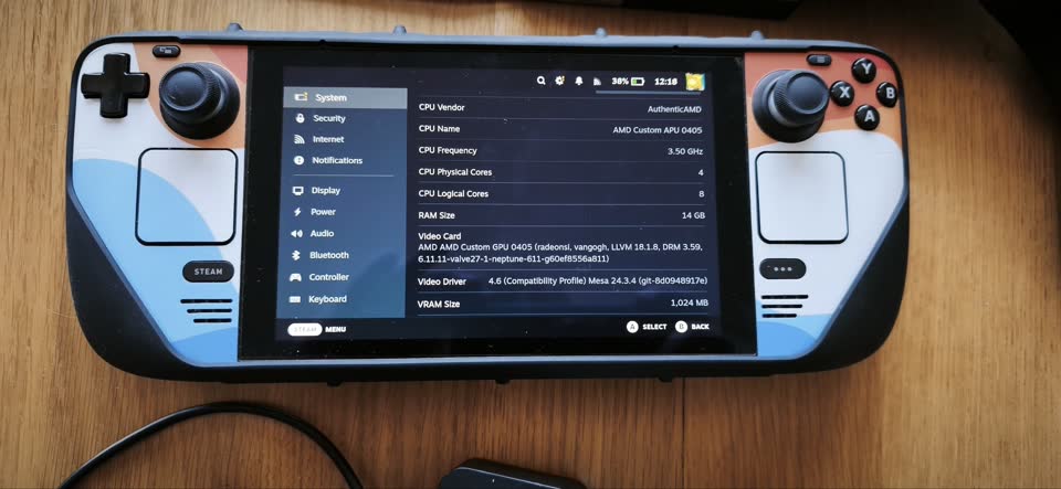 Steam Deck 512 GB + SD card 256 GB