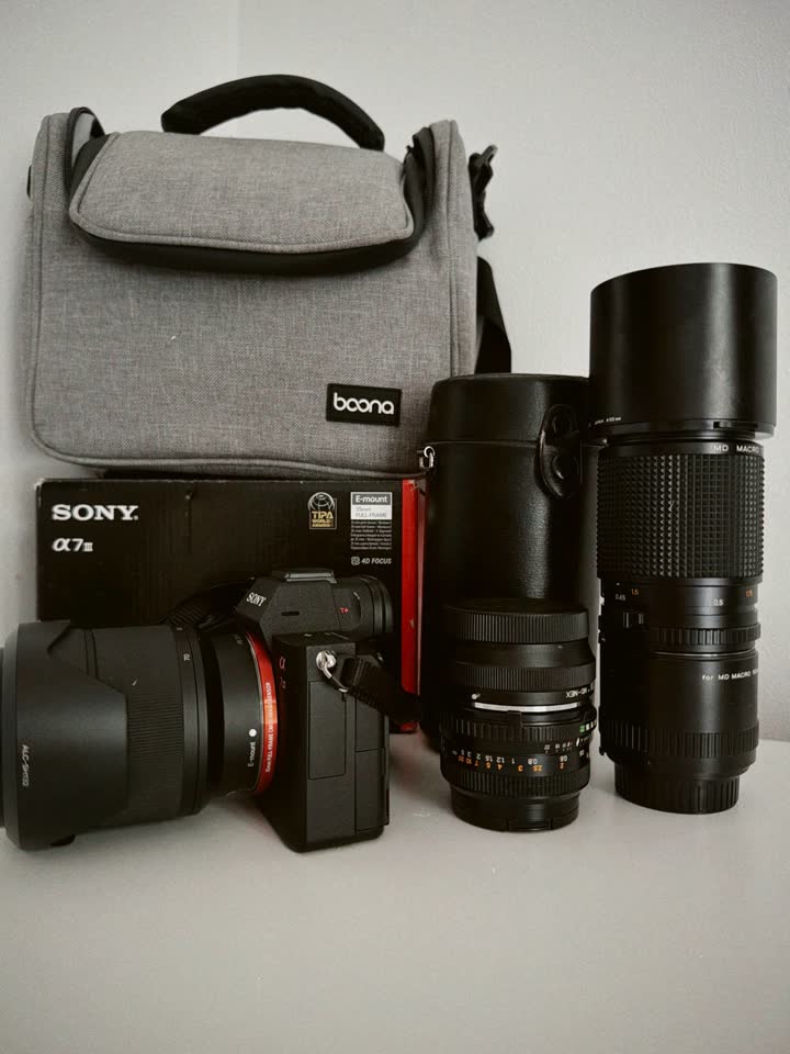Sony a7 III с комплектом объективов и аксессуаров
