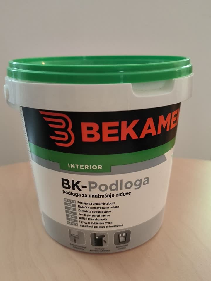 Pripremni premaz za zidove, 1 litar, besplatno