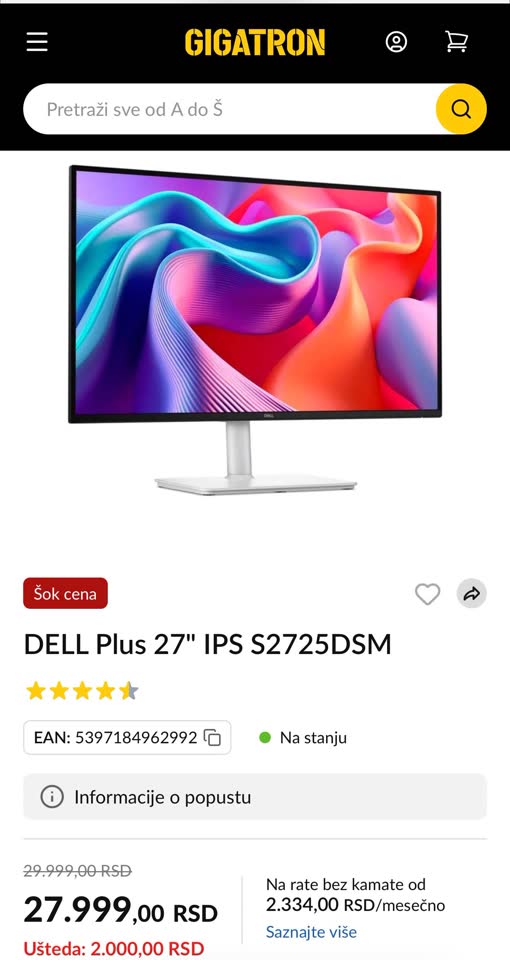 Monitor DELL Plus
