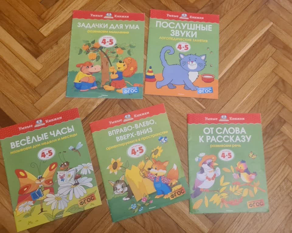 Knjige za rad s decom Zemcove 4-5 godina