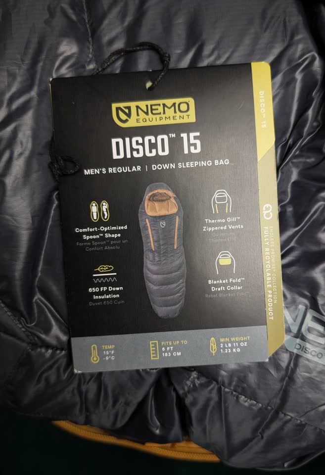 Спальник Nemo Disco 15 Endless Promise, regular, новый