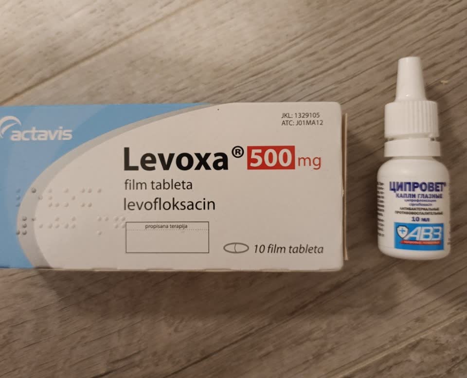Antibiotik Levofloksacin i kapi za oči Ciprovet