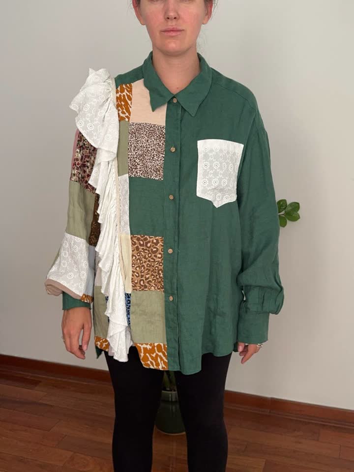 Рубашка пэчворк Country Textile