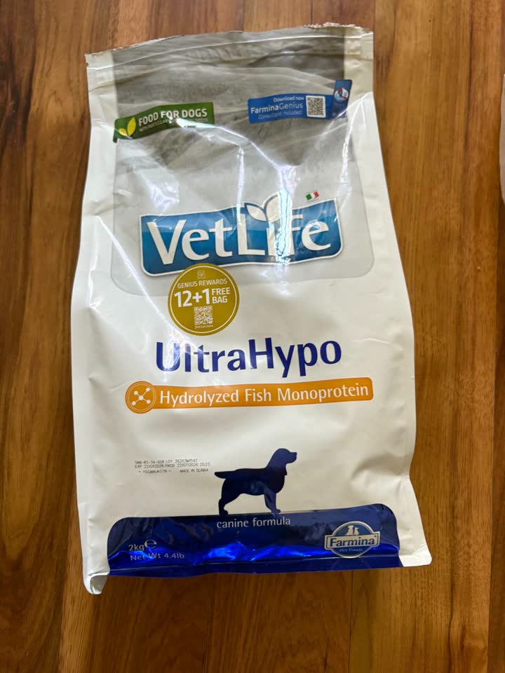 Hrana VetLife UltraHypo za pse 2 kg