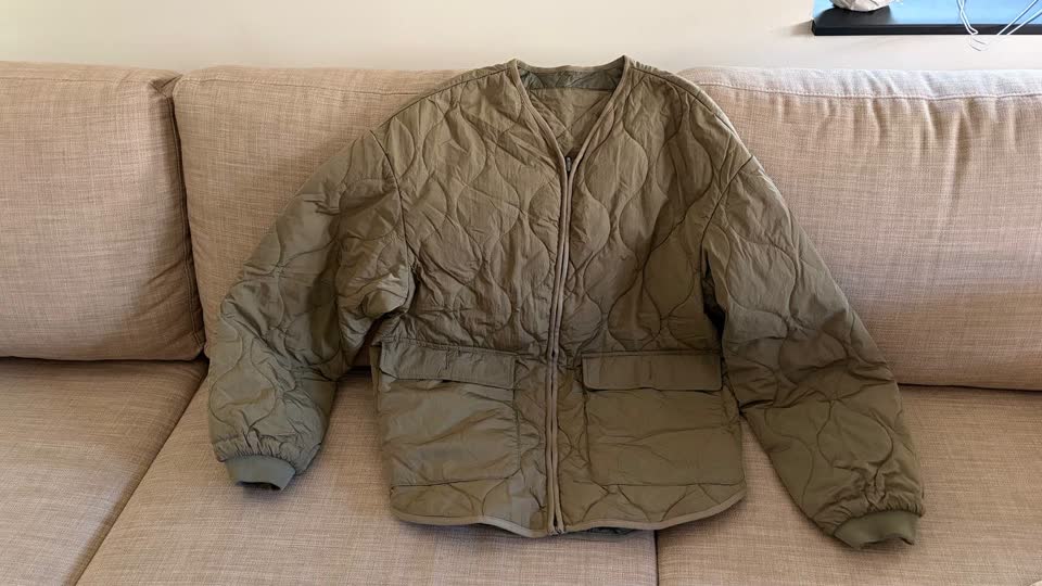1. Куртка Zara S, подойдёт и на М, 800 дин
