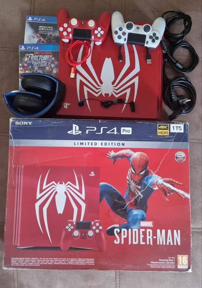 PlayStation 4 Pro 1TB – Marvel's Spider-Man Limited Edition