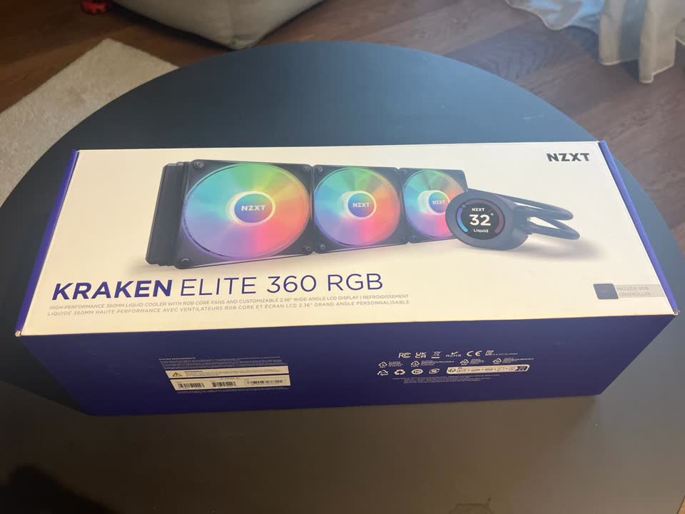 Водянка NZXT Kraken Elite 360 RGB (чёрная)
