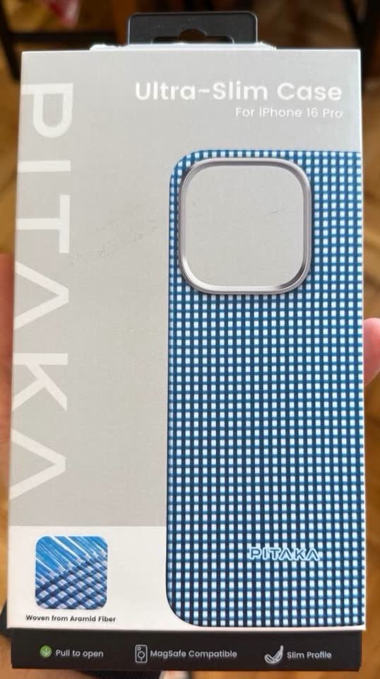 Originalna futrola Pitaka Ultra-Slim Case za iPhone 16 Pro, Ocean Blue