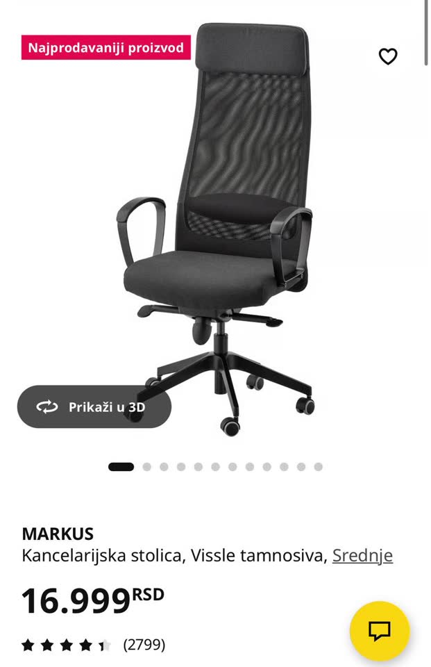Radni sto sa podešavanjem visine IKEA 160x80 sa dodatnom zvučnom izolacijom