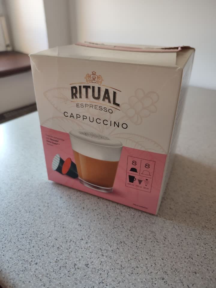 Kafene kapsule Ritual Espresso Cappuccino