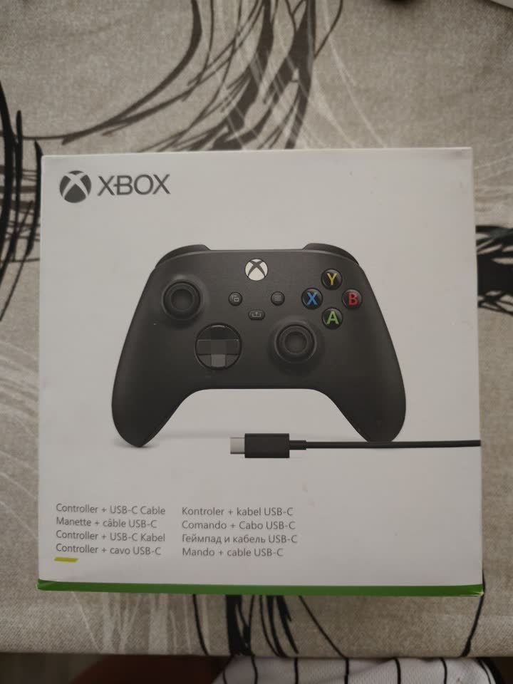 Gamepad XBOX ONE Series X|S Wireless Controller + Cable - Carbon Black